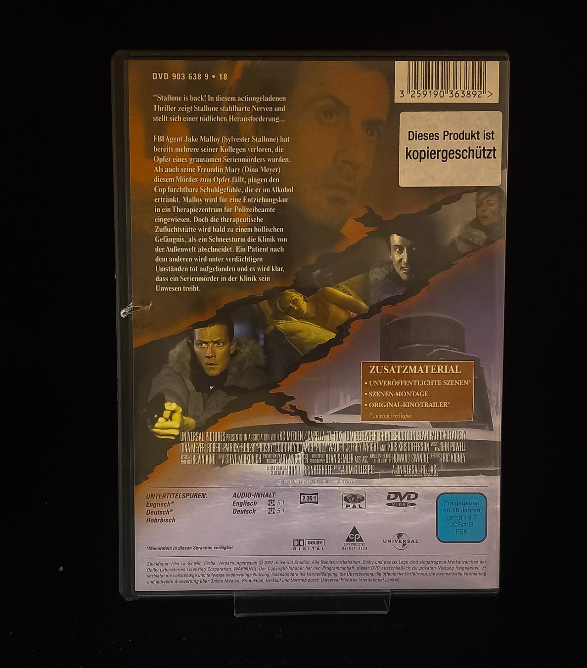 Tutti i DVDs: D-Tox-Im Auge der Angst DVD – Usato da St. Margrethen SG venduto da SamusAran 1