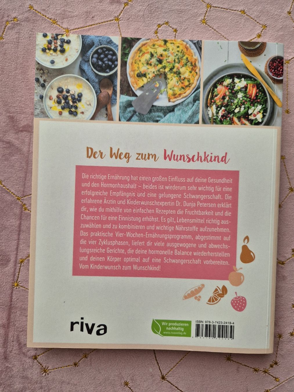 Libri: Das Kinderwunsch Kochbuch Dr. Dunja Petersen – Nuovo (secondo la descrizione) da Abtwil SG venduto da babsiie89 1