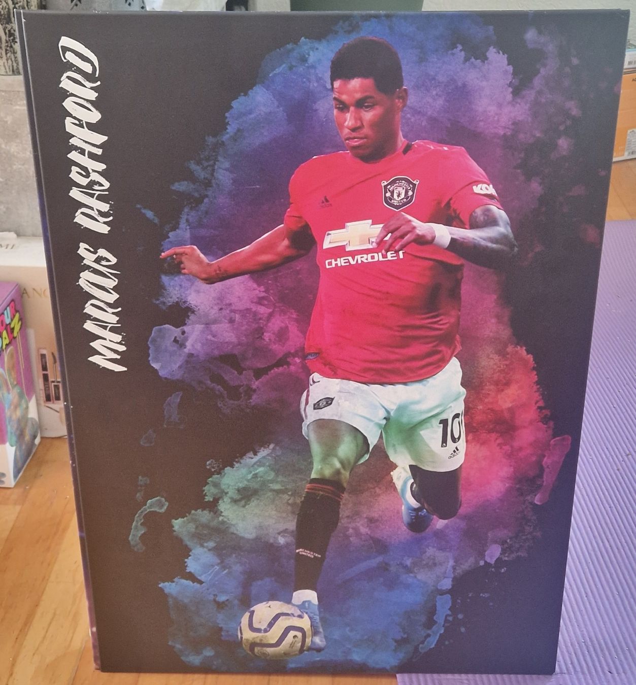 Poster & Bilder: Displate Marcus Rashford Manchester United – Gebraucht aus Möhlin von Lyhme94