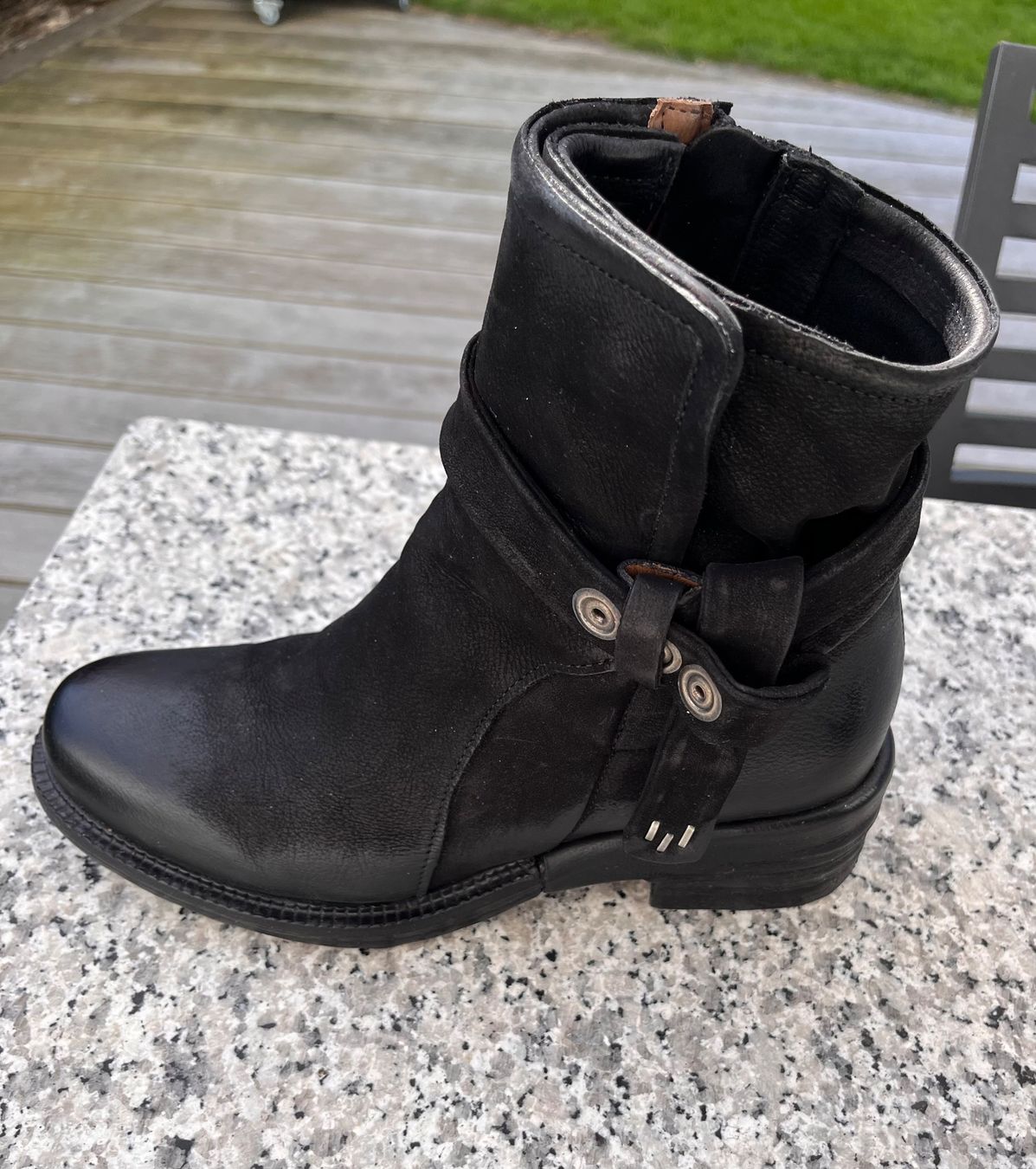 A.S.98 Scarpe da donna: AS98 Bikerstiefeletten schwarz – Usato da Zumikon venduto da valfedoz 2