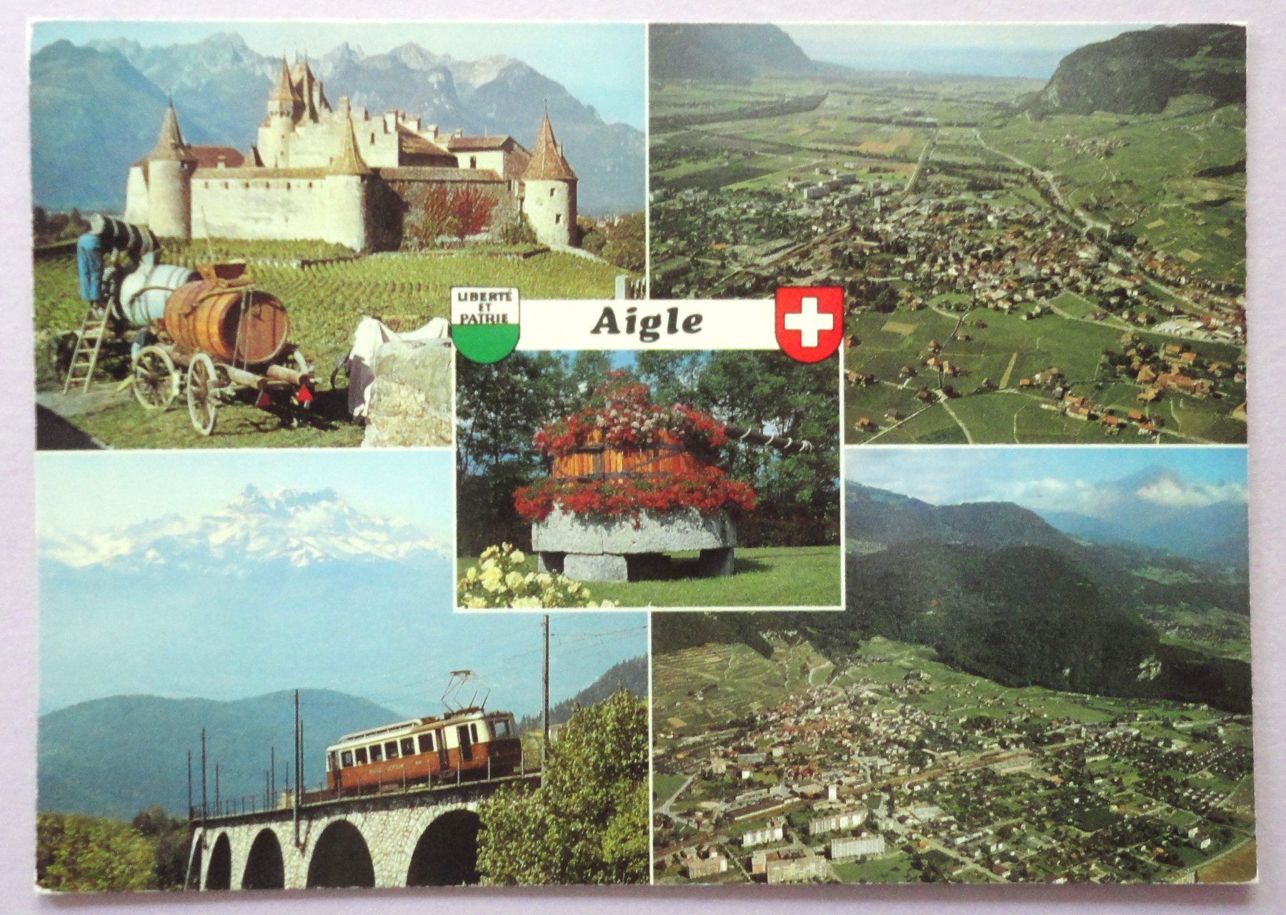 Cartoline postali: Aigle – Usato da Fétigny venduto da Billy2miny