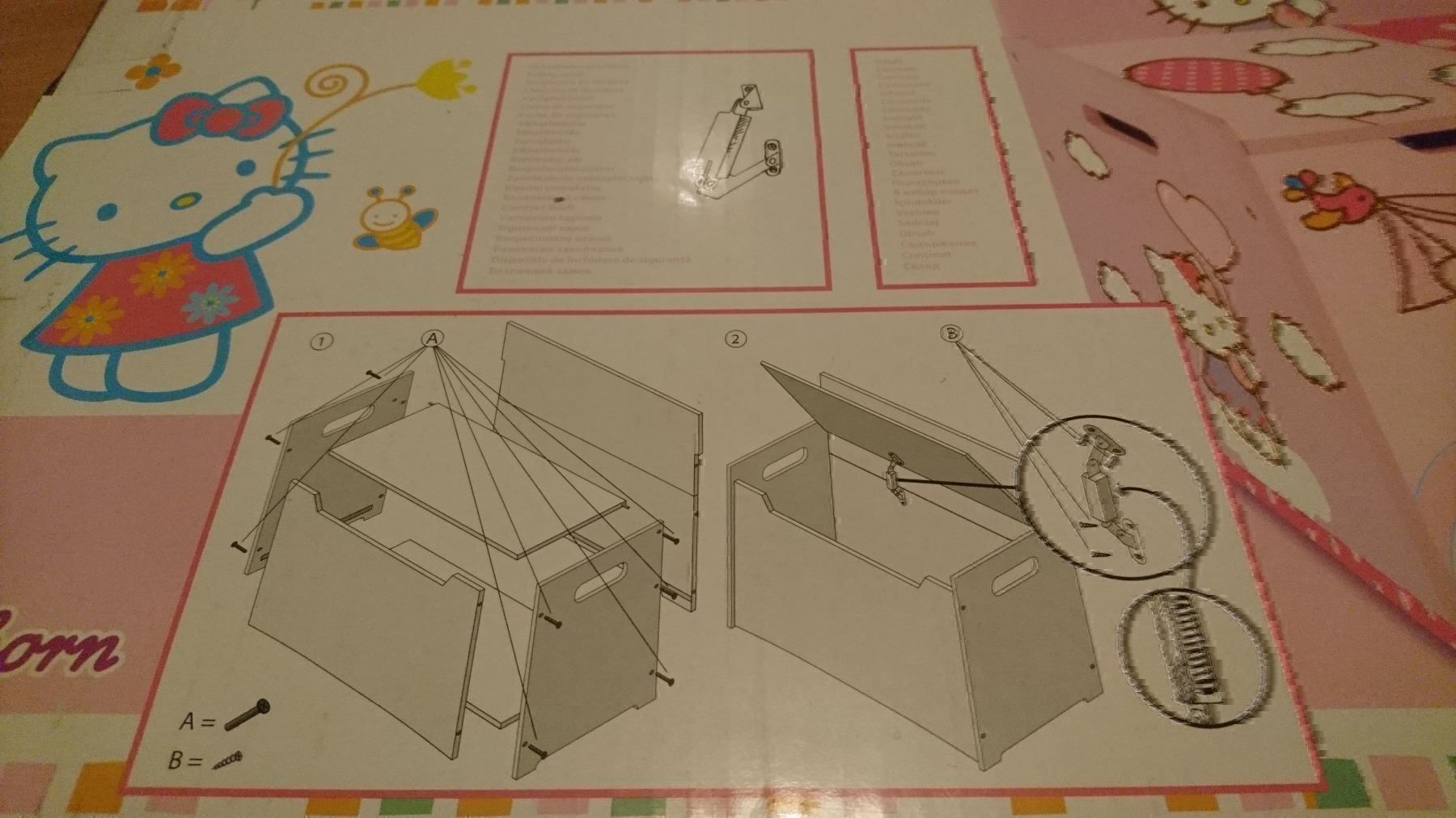 Cassapanche: Hello Kitty Aufbewahrung Truhe neu – Nuovo (secondo la descrizione) da Schönenwerd venduto da Rei6 3
