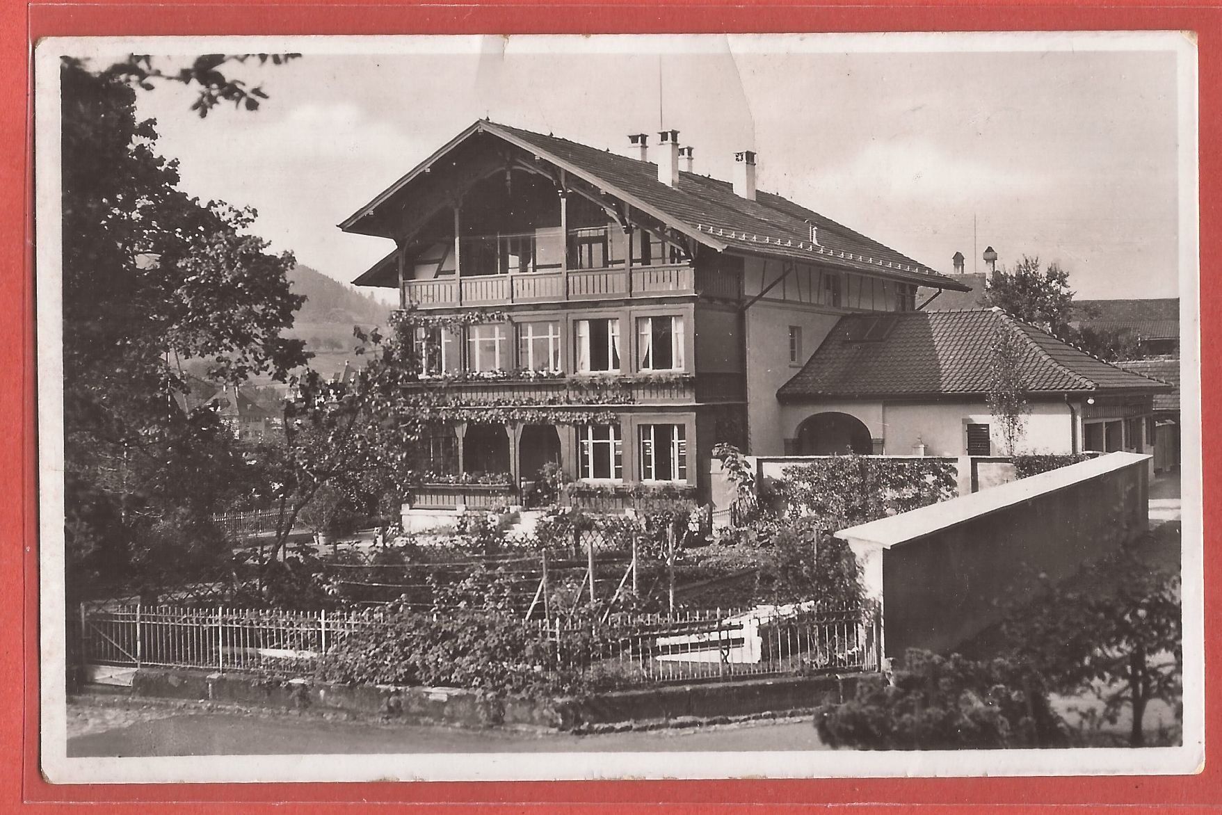 Cartoline postali: Grosshöchstetten - Wohnhaus - 1938 – Usato da Fislisbach venduto da Porano