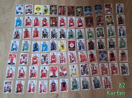 Diverse doppelte Match Attax