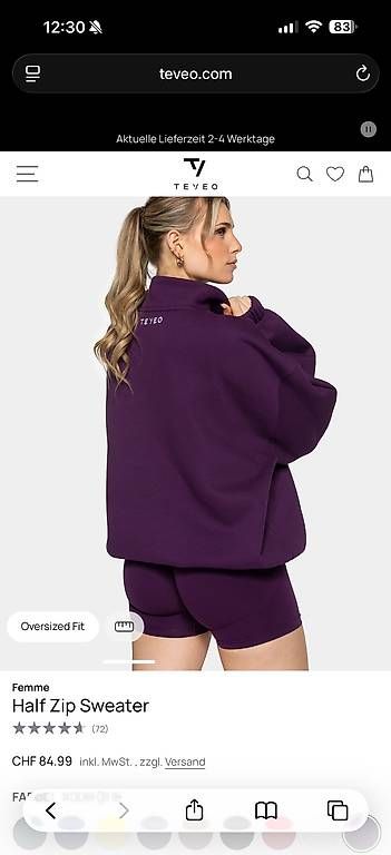 Maglioni & Felpe: Teveo Half Zip Sweater – Usato da Jegenstorf venduto da _alena_21 4
