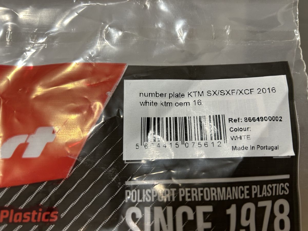 KTM Tutti i ricambio per moto: KTM Husqvarna Nummerplate Plastik – Nuovo e nell'imballaggio originale da Thun venduto da Racing0 1