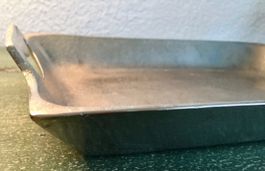 Tablett Altsilber 32 x 21 cm