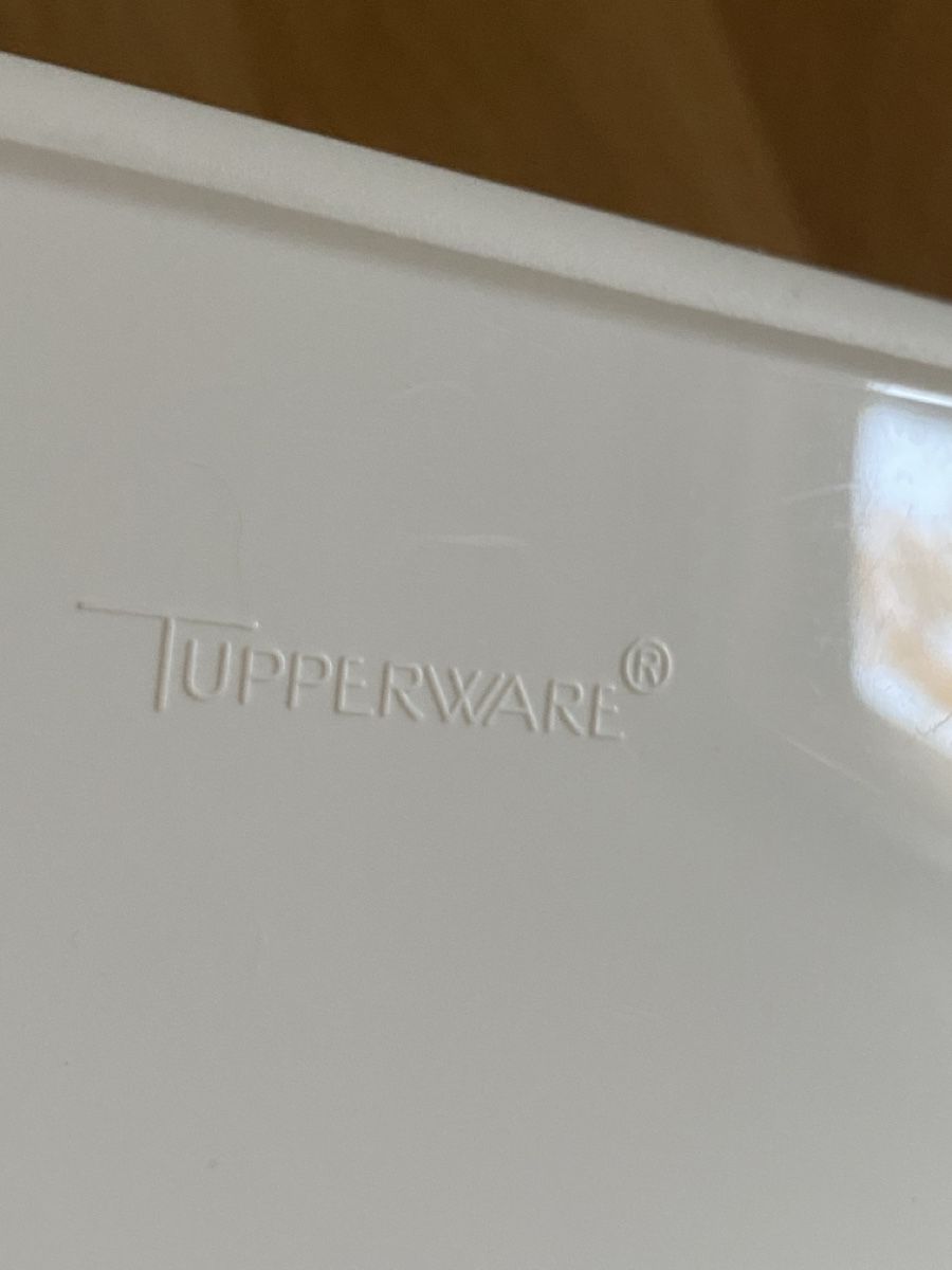Tupperware Contenitori & Simili: Tupperware Frischhaltebox, Behälter weiss/blau – Nuovo (secondo la descrizione) da Hünibach venduto da nadalila 6