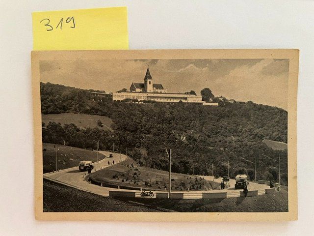 Cartoline postali: Ansichtskarte Wien Kahlenberg mit Höhenstrasse, 1949 – Usato da Niederwil AG venduto da dahu75