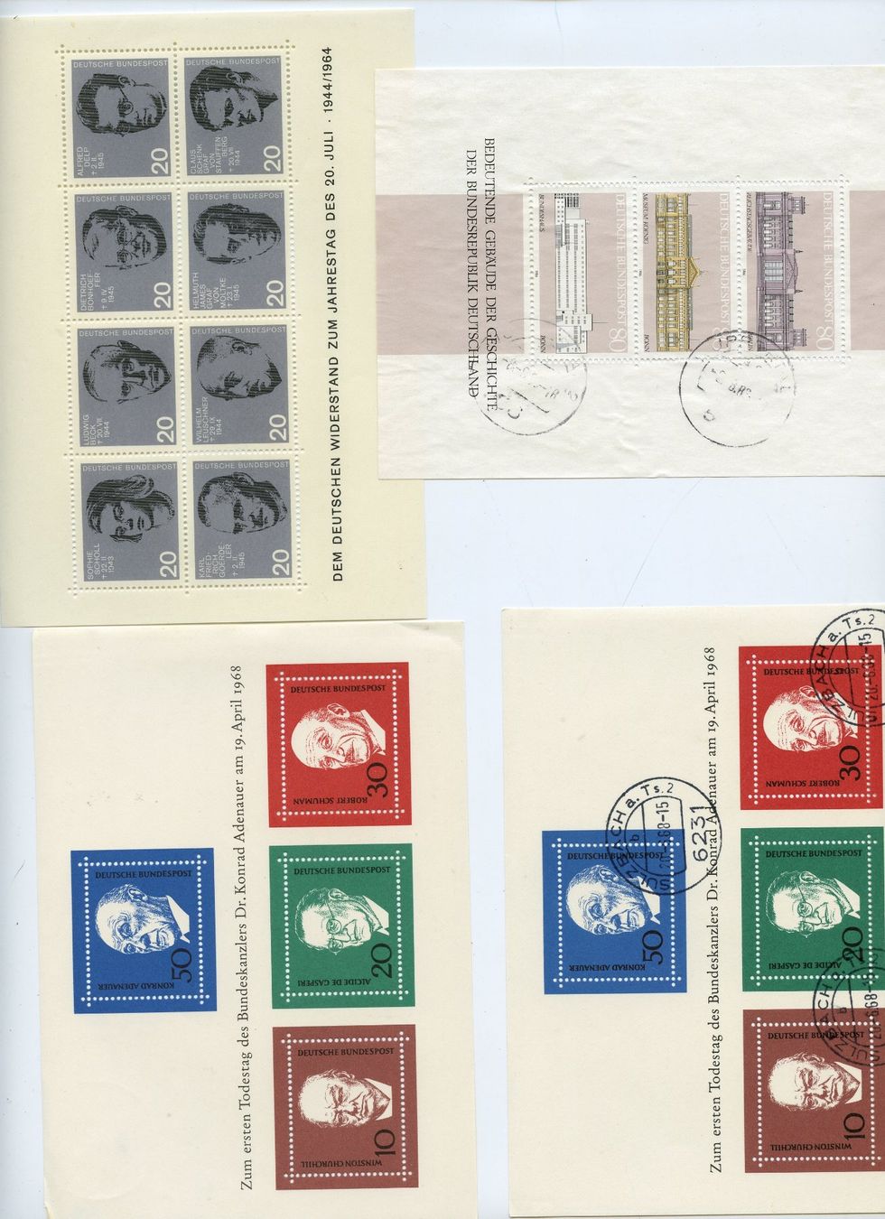 Tutti i francobolli: 1 Lot 17 Blocks Deutschland – Usato da Steffisburg venduto da Charlamov 2