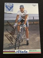 Signierte Radsport Karte Urs Freuler Atala