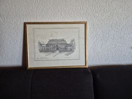 Tableau Alain Zurbuchen château de l'îsle