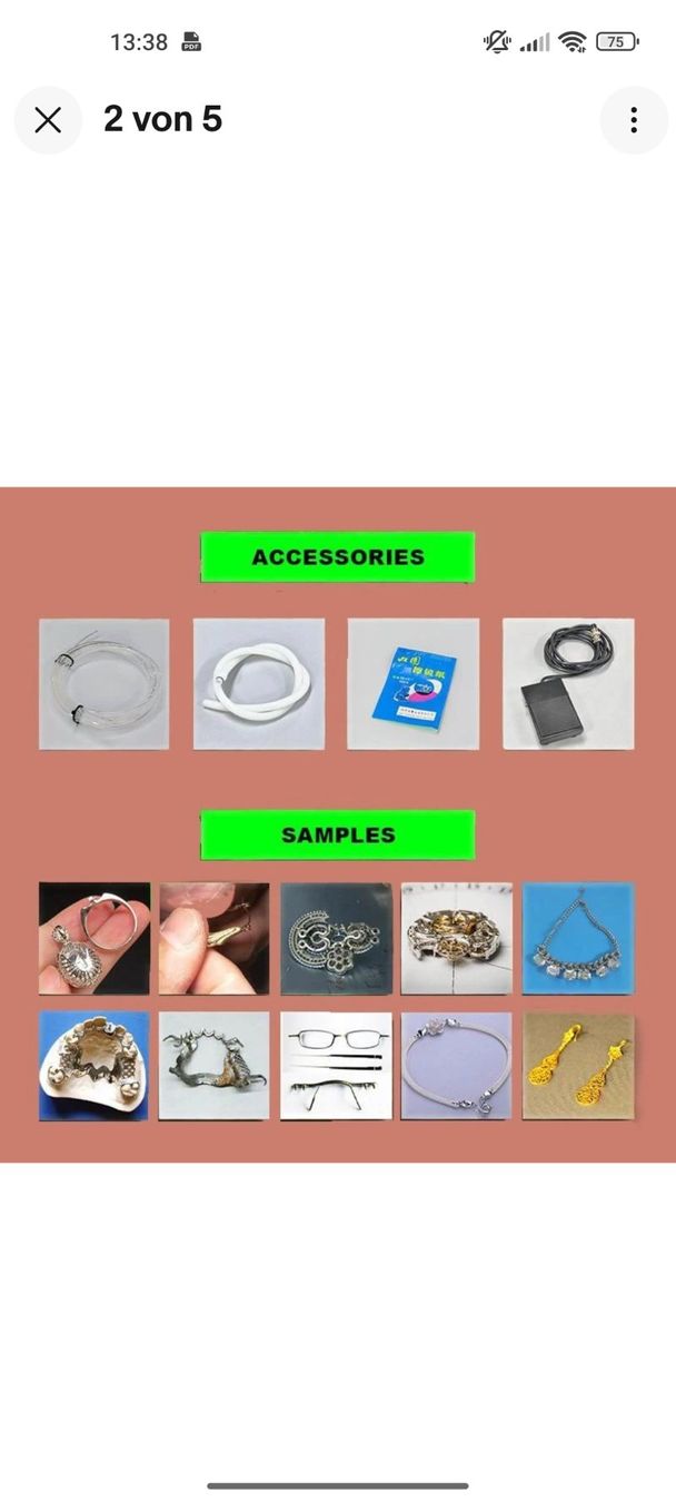 Saldatori: Juwelier Punktschweißgerät – Nuovo (secondo la descrizione) da Au SG venduto da ard_qp8l 9