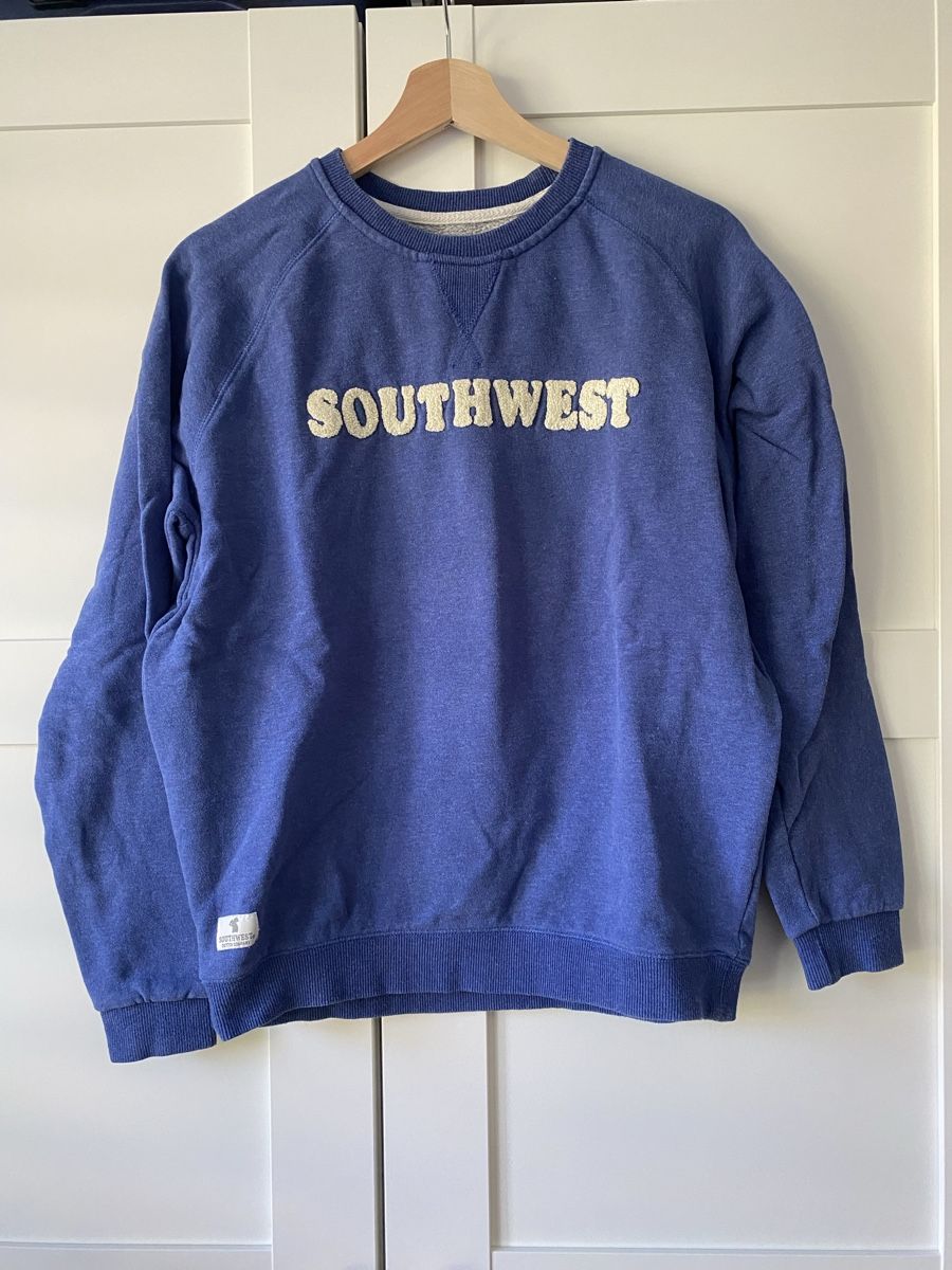 Pullover & Sweatshirts: Pull Sweat Southwest Cotton Bleu Taille XS  – Neu (gemäss Beschreibung) aus Villars-sur-Glâne von mel_6q5w