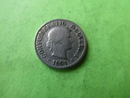 Schweiz 1904, 5 Rappen