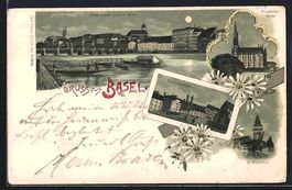 Litho Basel, Barfüsserplatz, St. Albant