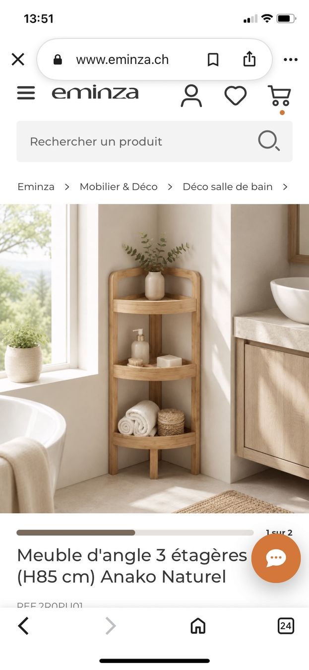 Regale: Étagère d’angle – Gebraucht aus Auvernier von tam_zs9n