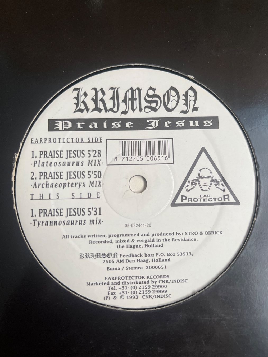 Dischi in vinile: Krimson Hardcore / Gabber Vinyl – Usato da Wangen b. Olten venduto da break72 1