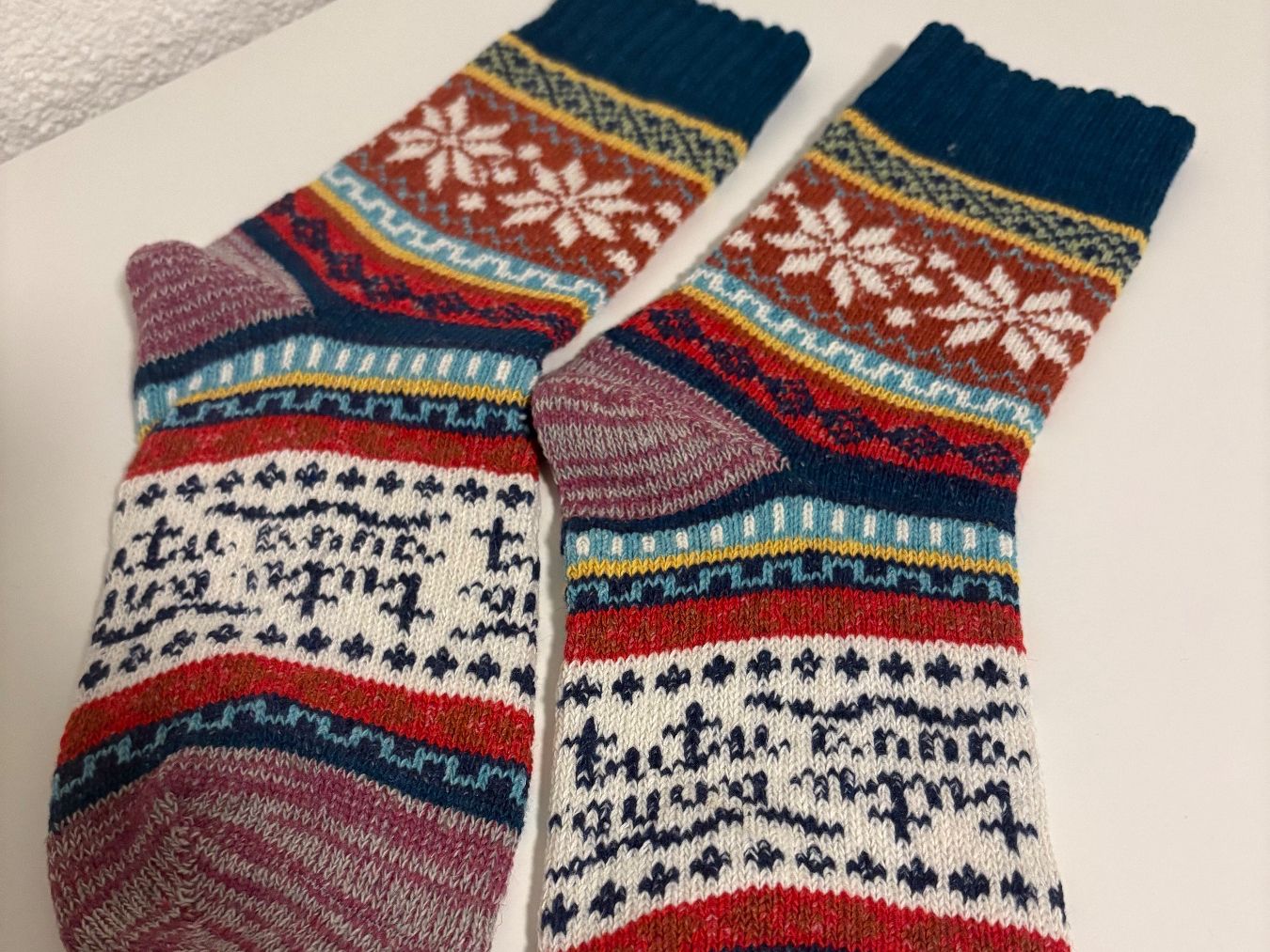 Calze: Warme Socken mit Muster – Nuovo e nell'imballaggio originale da grenchen venduto da cdlu