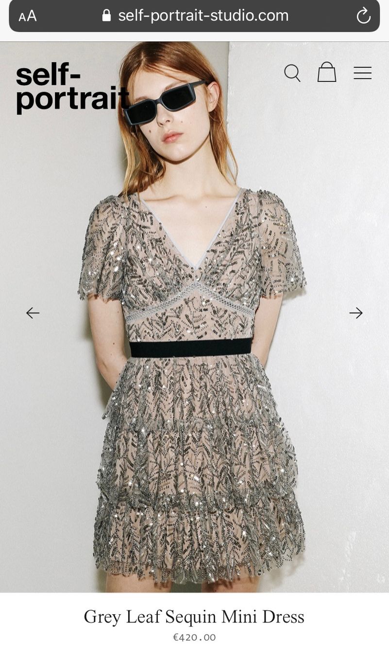 Self-Portrait Kleider: Self-portrait sequin mini dress NEW – Neu und originalverpackt aus Kilchberg ZH von roz_qcj7