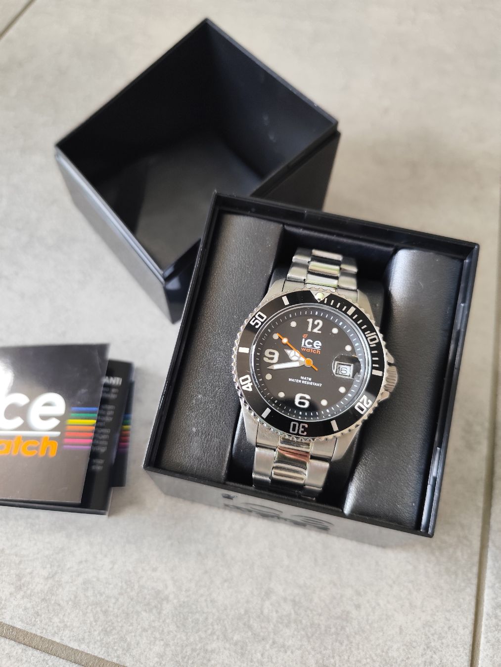Ice watch Orologi: ICE steel black Silver Medium Uhr – Nuovo (secondo la descrizione) da Kerzers venduto da sb_12