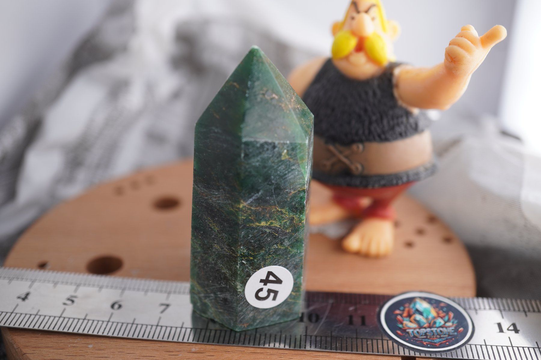 Minéraux & Lithothérapie: Smaragdit      Spitze        Spitze 56mm x 23mm – Neuf avec emballage d'origine à Eschenbach SG par topstone 4