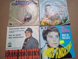 7" Singles-Sammlung Auflösung: 4x DE Schlager