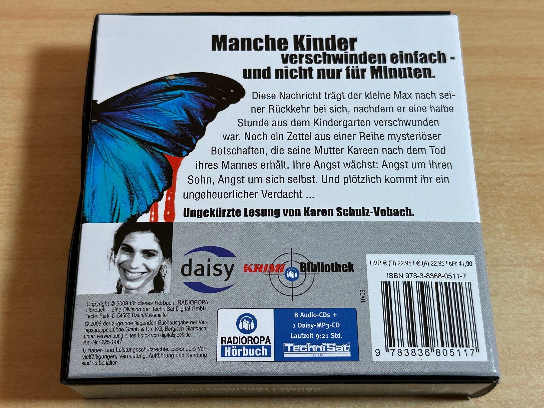 Audiolibri: Michaela Schwarz - Schmetterlingskinder - 8 Audio CD + 1 MP3 – Usato da Rikon im Tösstal venduto da Alpenmutz 1