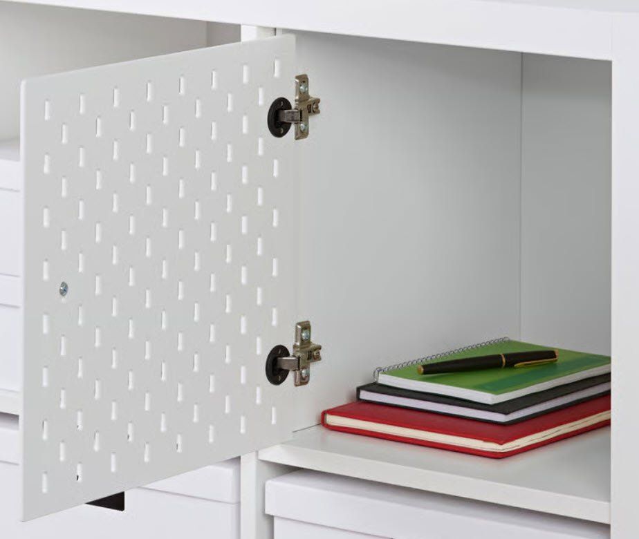 Ikea Scaffali: IKEA KALLAX Regaleinsatz mit Lochplatte – Nuovo (secondo la descrizione) da Birr venduto da Ghostpower1958 1