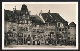 AK Stein a. Rhein, Alte Häuser