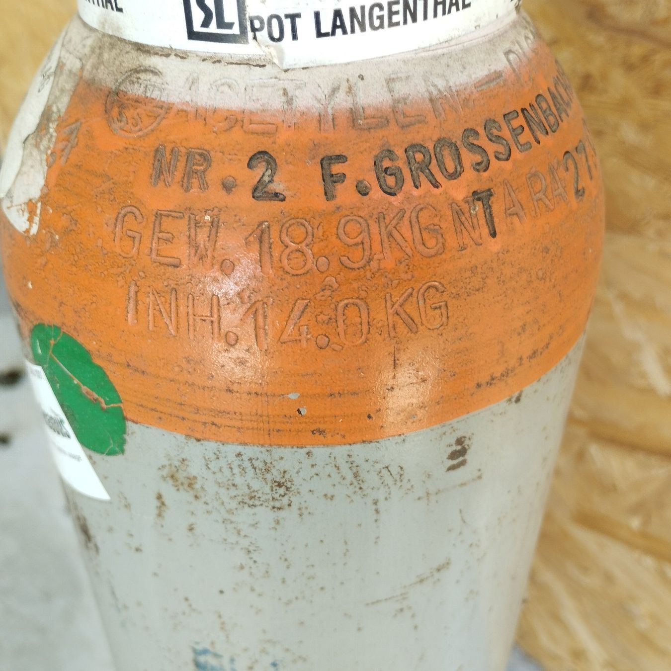 Löten & Schweissen: Acetylen Gasflasche – Gebraucht aus ufhusen von dubach02 1