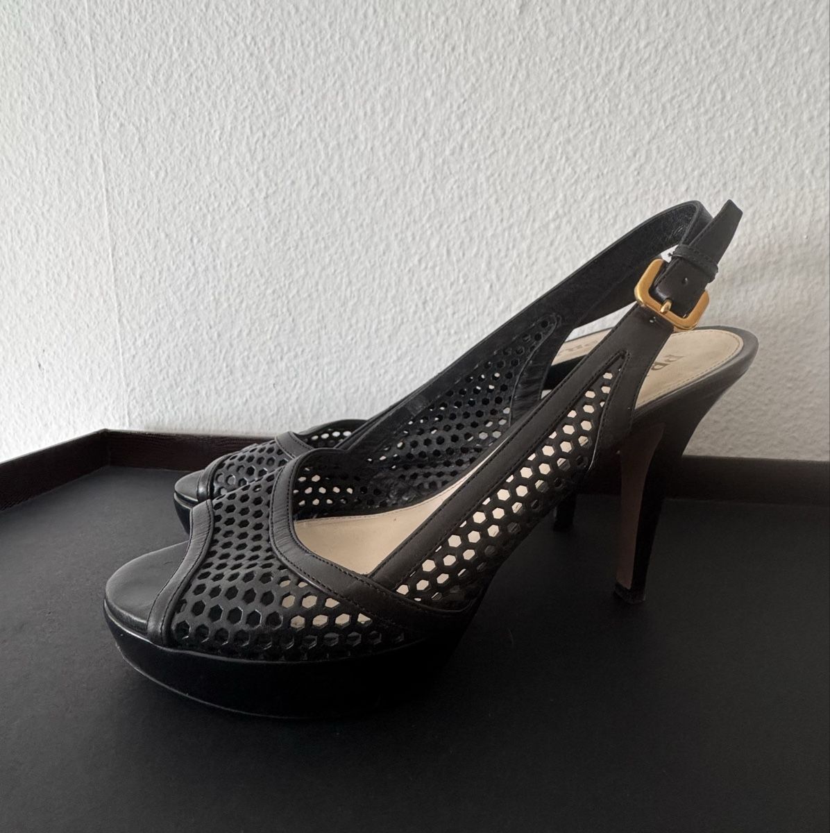 Prada Damenschuhe: Prada Leder Netz Sandalen – Neu (gemäss Beschreibung) aus Benglen von Dormiglione 4