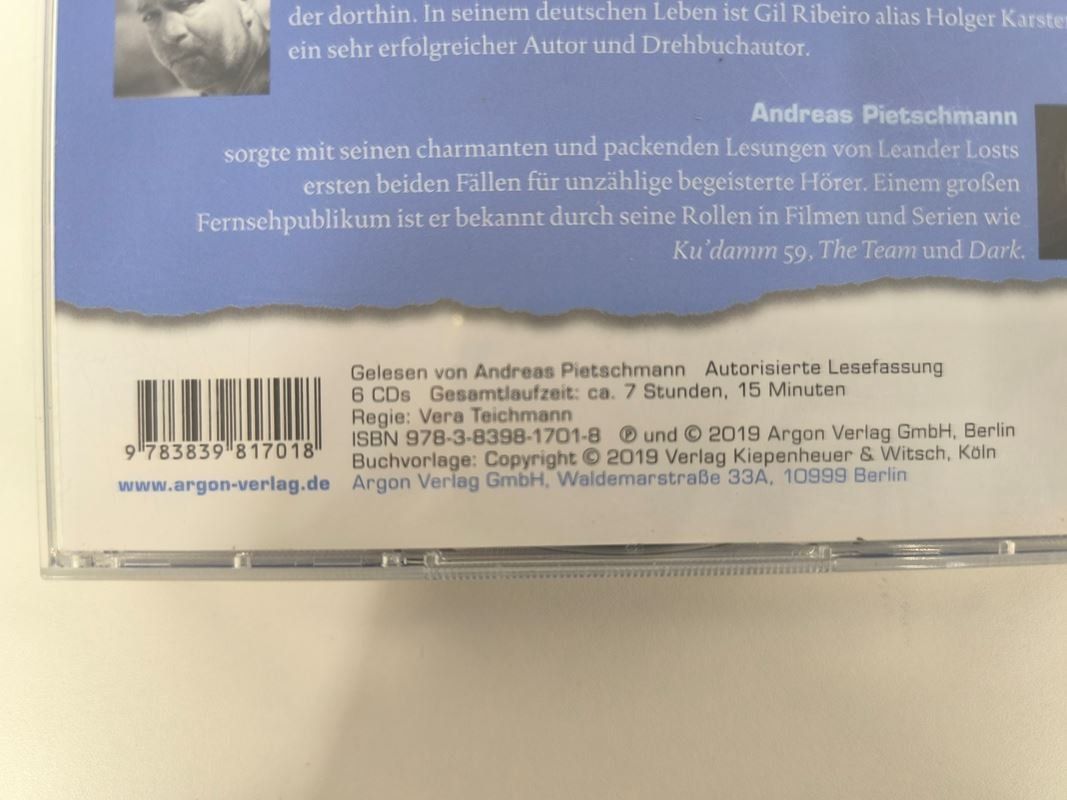 Audiolibri: GIL RIBEIRO Hörbuch – Usato da Rüti ZH venduto da Restwert_Rueti_ZH 4