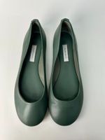 Ballerines vertes Fausto Santini 100% cuir