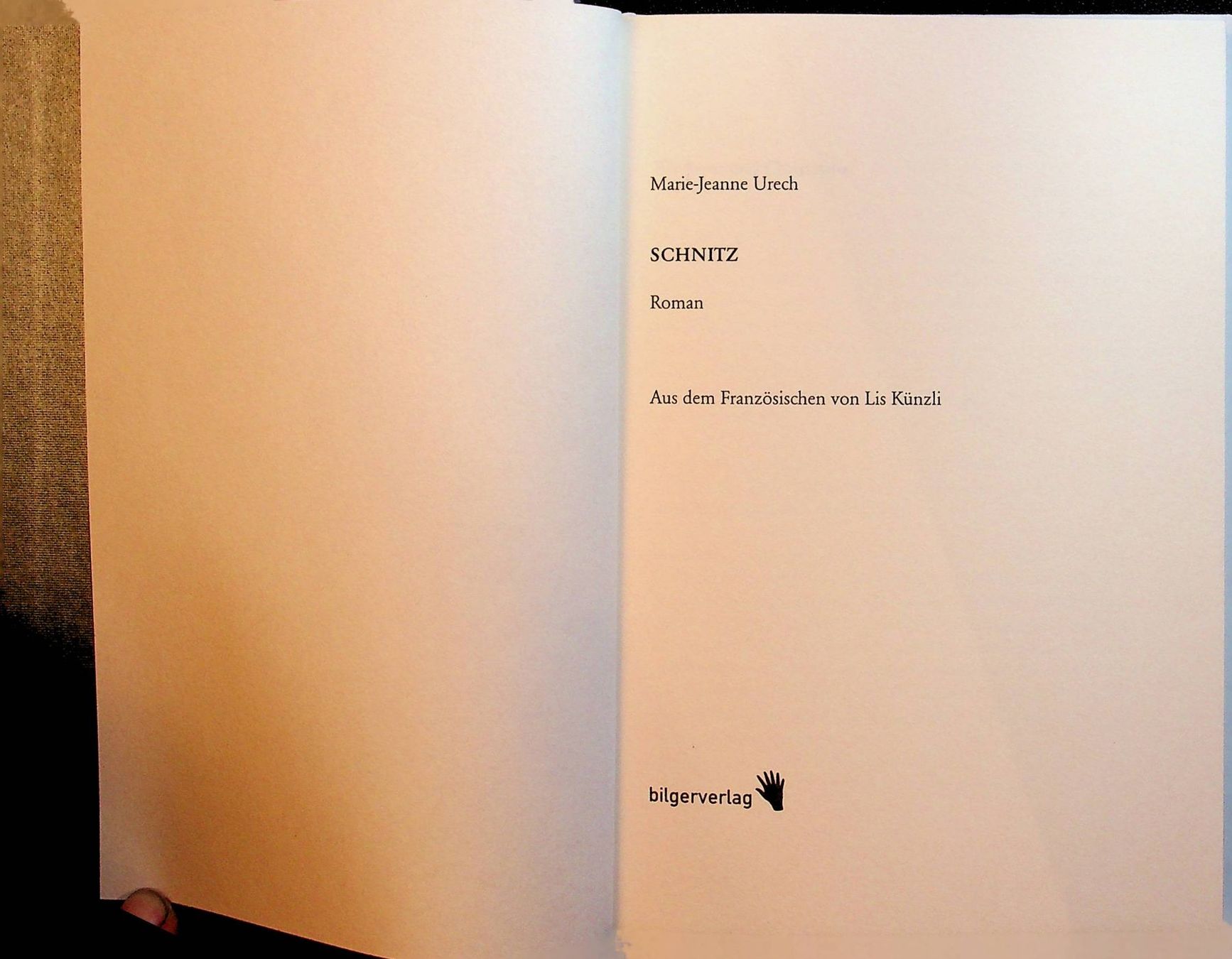 Libri: Marie-Jeanne Urech Schnitz Bigerverlag EA 2017 – Usato da Reitnau venduto da Zaomir 2