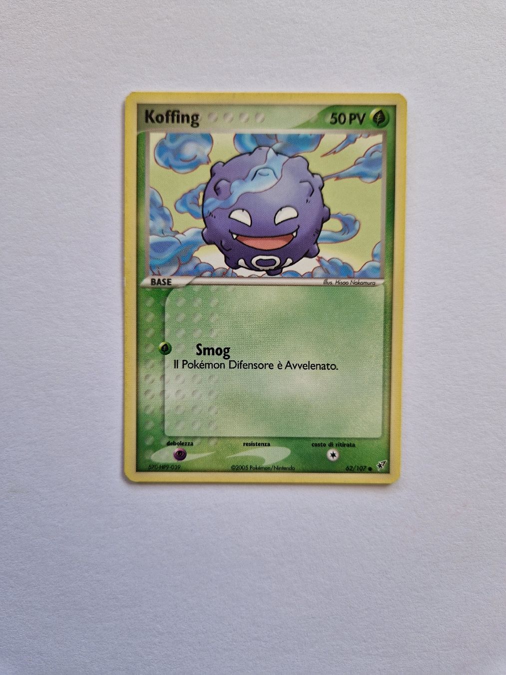 Pokémon Carte collezionabili: Koffing - Deoxys - IT - Ab 1 – Usato da Romont FR venduto da raj_sjv9 1