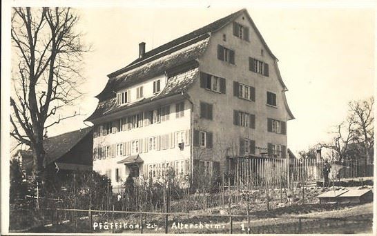 Ansichtskarten: Pfäffikon ZH Altersheim Nr.1 , 1920 – Gebraucht aus Solothurn von Bepposol