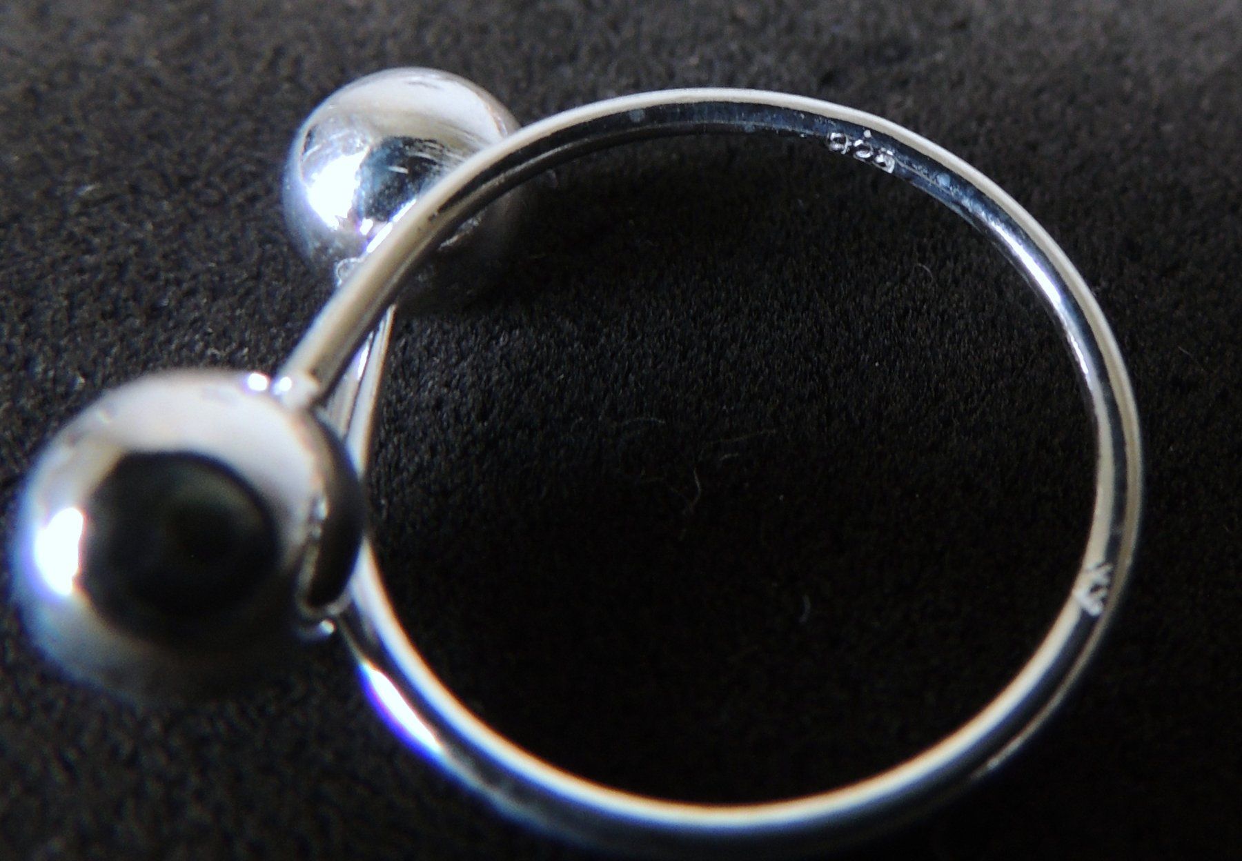 Anelli: Silber 925 Kugel Fingerring – Nuovo e nell'imballaggio originale da Waldenburg venduto da schaller707 3