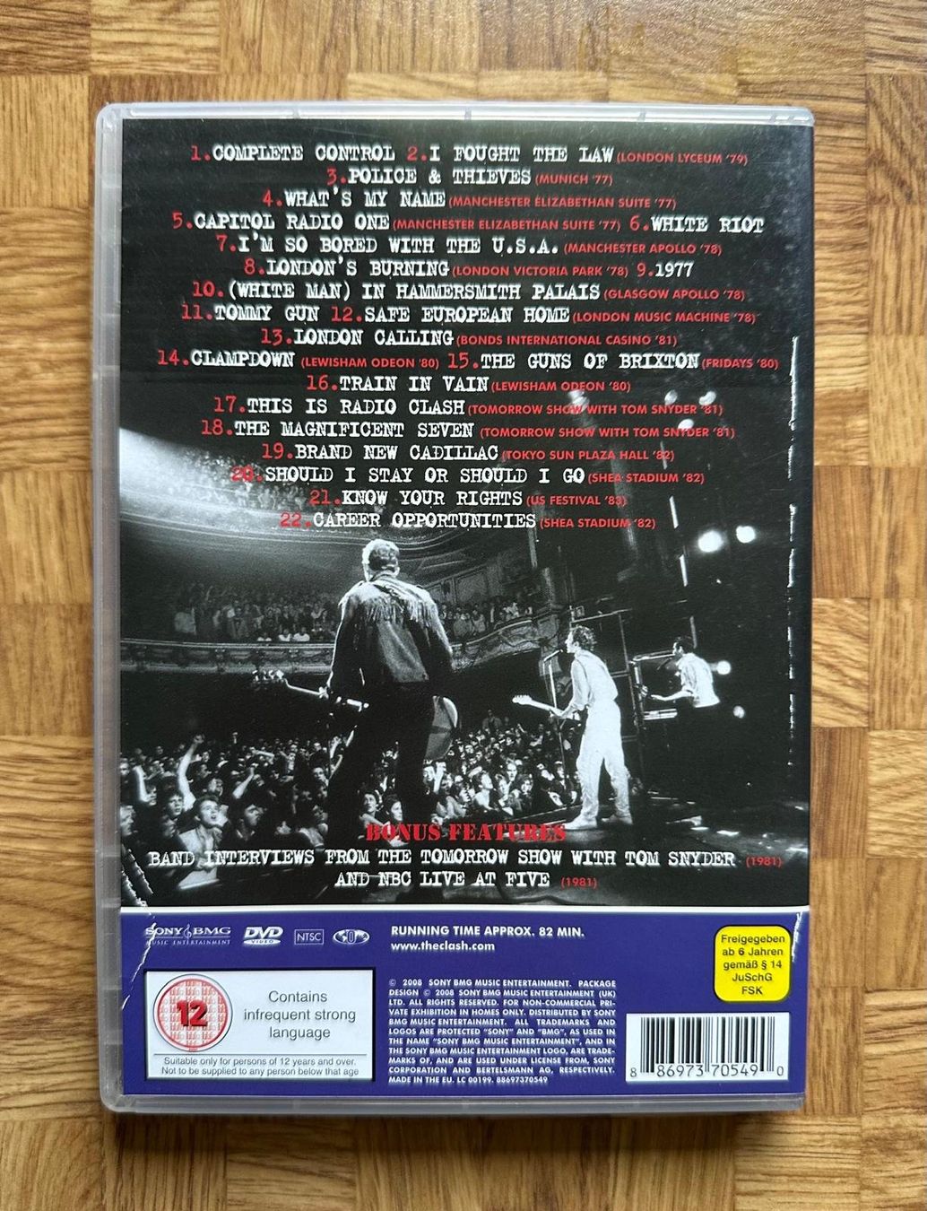 Tutti i DVDs: DVD The Clash Live Revolution Rock – Usato da Birmensdorf ZH venduto da bossagrooves 2