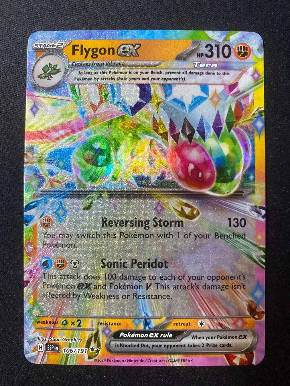 Pokémon Carte collezionabili: Flygon ex 106 - Libelldra ex - Surging Sparks - EN ab 1 – Nuovo (secondo la descrizione) da Hausen AG venduto da Shrade