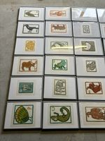 Complete Framed Alphabet Animal Wall graphics framed