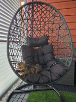 Fauteuil suspendu noir PRÊT A ÊTRE RÉCUPÉRÉ