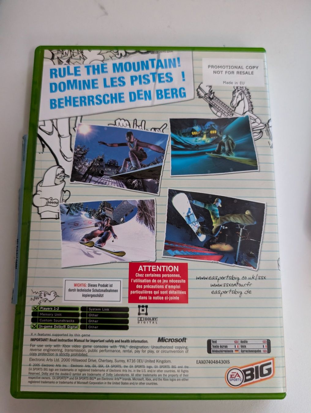 Spiele: SSX On Tour - Xbox Game - Promo Version – Gebraucht aus Hünenberg See von SpecialEditionGaming 1