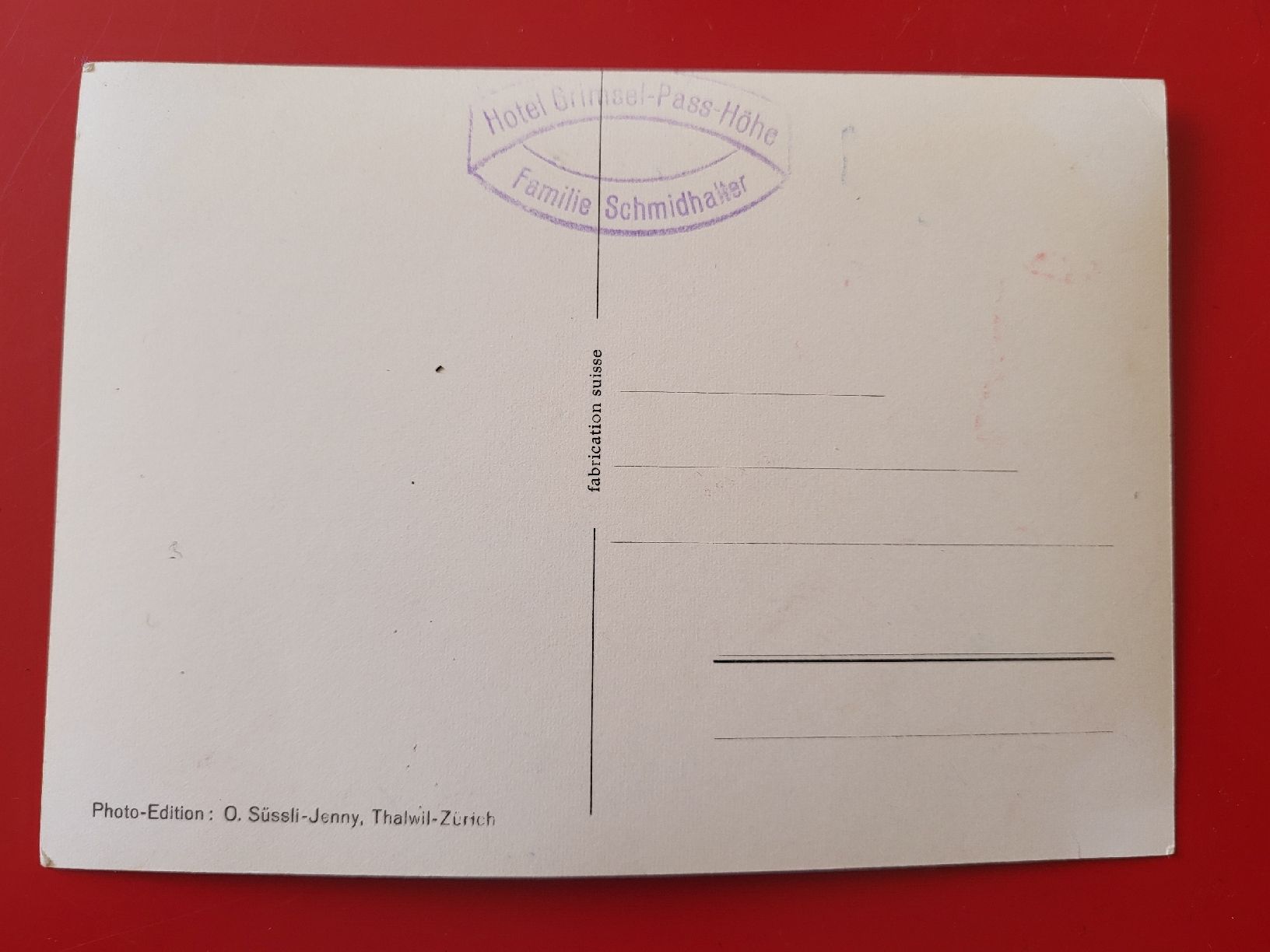 Ansichtskarten: furka grimsel carte postale  – Gebraucht aus Hauterive NE von Belem 1