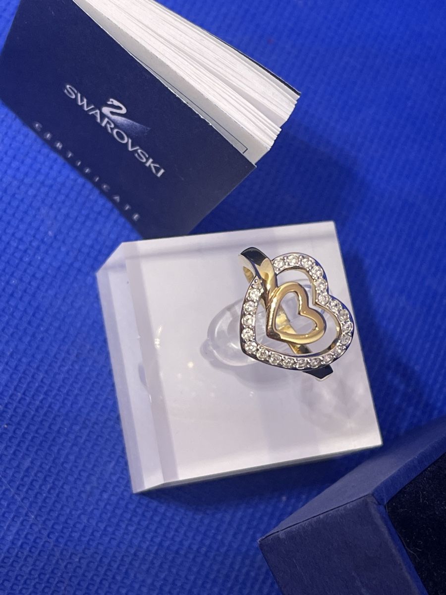 Swarovski Anelli: Original Swarovski Herz Ring wunderschön 💍 – Usato da Zürich venduto da Hamaster 1