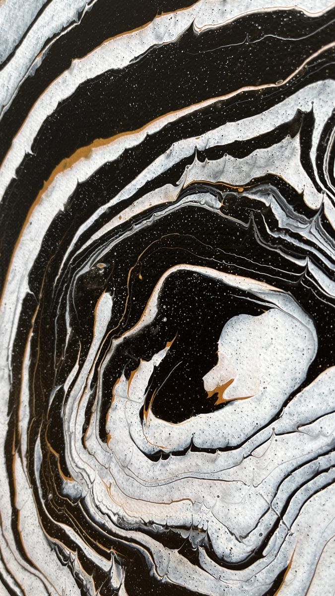 Dipinti: Abstraktes Acrylbild "Black Hole" 30x30cm – Nuovo (secondo la descrizione) da Hochdorf venduto da Jasminurschel 2