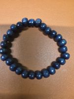 Dunkelblaue Kugelkette Armband Modeschmuck Accessoire 