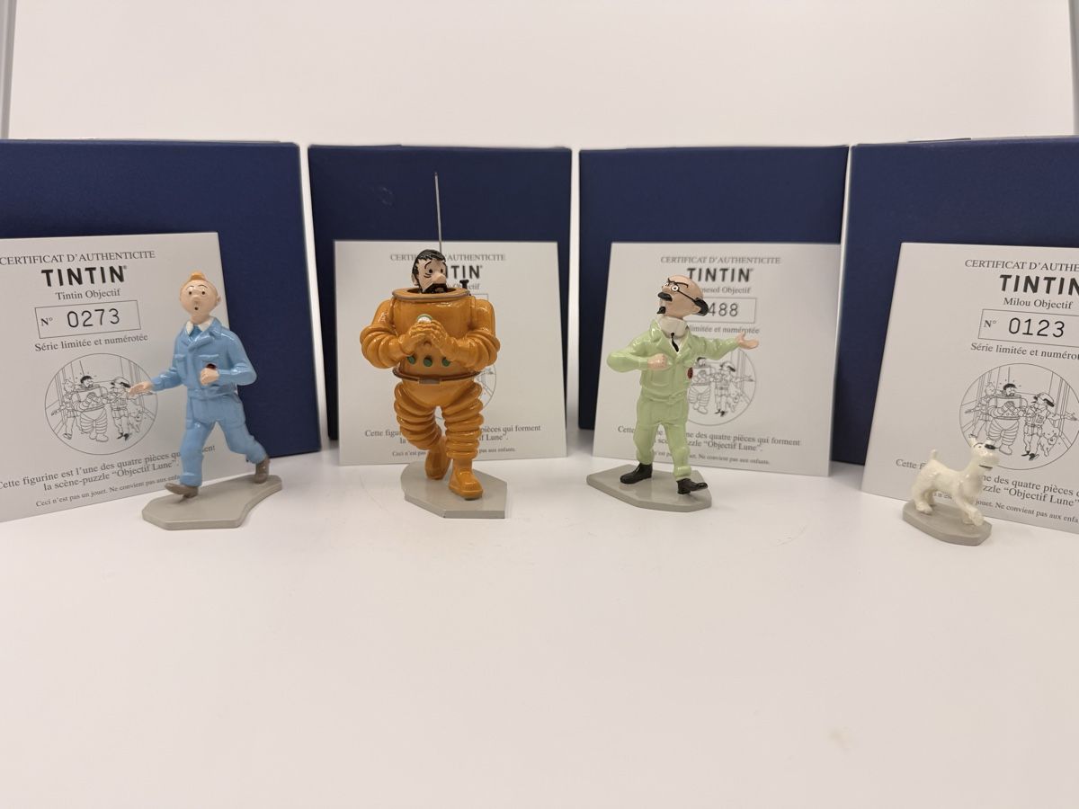 Statuette: Figurine Pixi Tintin Puzzle Objectif Lune – Nuovo e nell'imballaggio originale da Vionnaz venduto da Bachi-Bouzouk1985 5