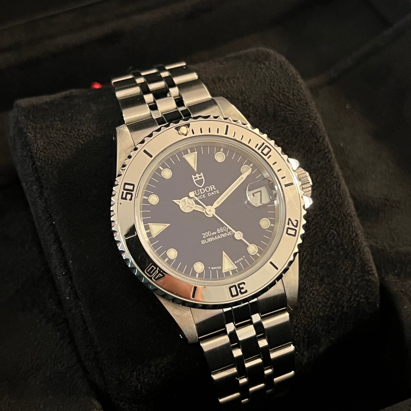 Tudor Uhren: Tudor Submariner Blue Dial Automatic Date 75190 – Gebraucht aus Carouge GE von Watchaser 1