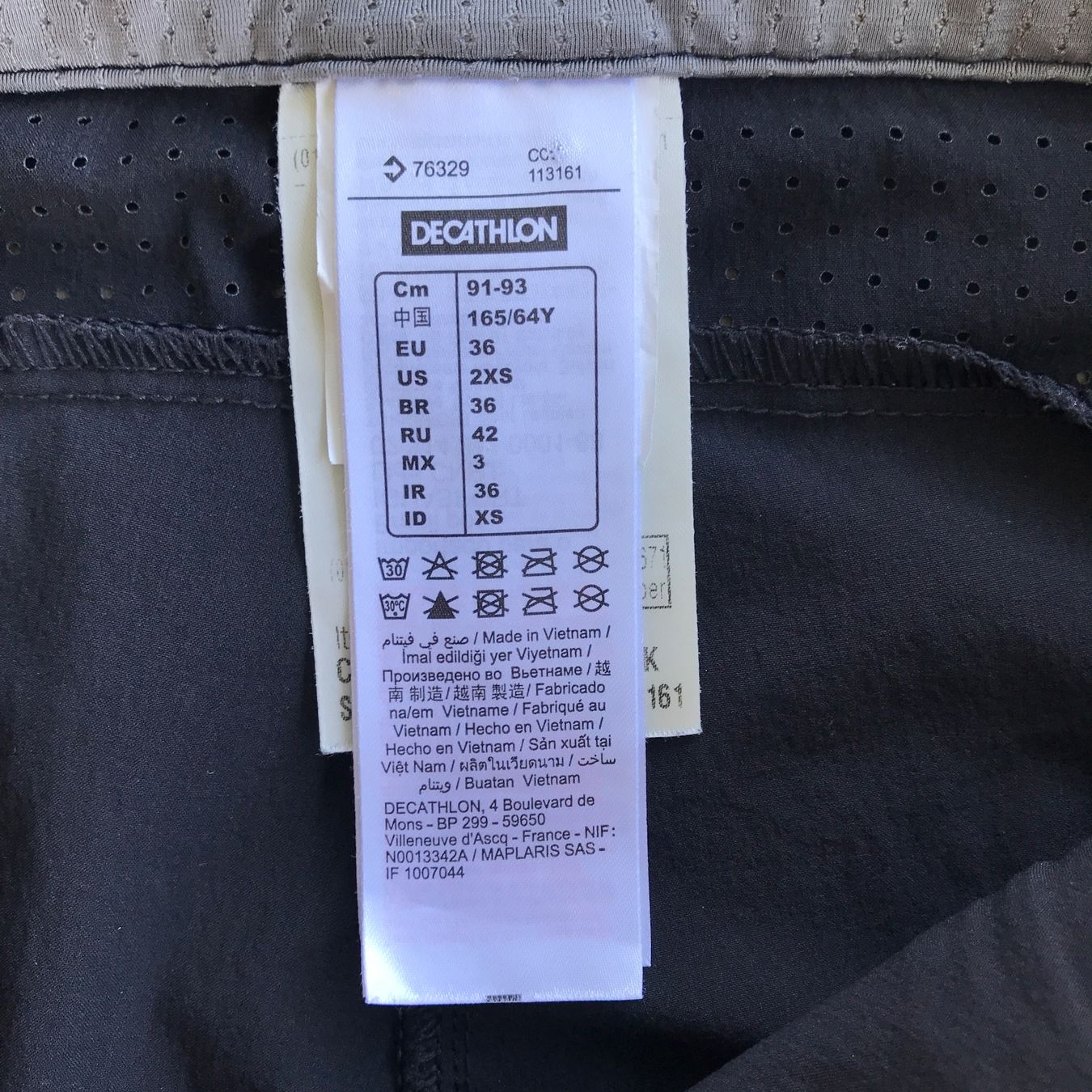Decathlon Hosen: Trekkingshorts Quechua Damen anthrazit, Gr. 36 – Gebraucht aus Ebnat-Kappel von Molton 4